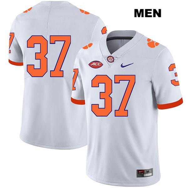 Men's Clemson Tigers #37 Jake Herbstreit Stitched White Legend Authentic Nike No Name NCAA College Football Jersey ZDD1446UK